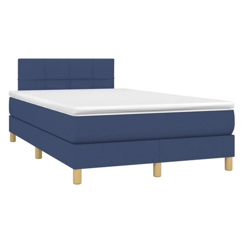 Bild von vidaXL Boxspringbett mit Matratze Creme 120x200 cm Stoff1373182, vidaXL Boxspringbett Boxspringbett mit Matratze Creme 120x200 cm Stoff Bett Bettgestell, vidaXL Boxspringbett mit Matratze Polsterbett Bett Bettrahmen Bettgestell Lattenrost Doppelbett Hotelbett Schlafzimmerbett Creme 120x200cm Stoff