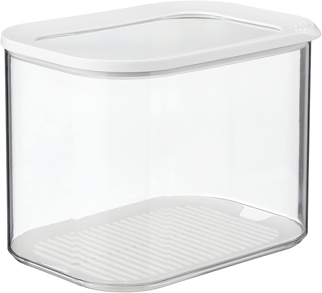 Bild von Mepal Transparente Vorratsdosen mit Deckel - Lebensmittelbehälter Rechteckige - Küchenorganizer & Aufbewahrungsbox aus Kunststoff - Vorratsbehälter Luftdicht & Stapelbar - 425 ml - Black