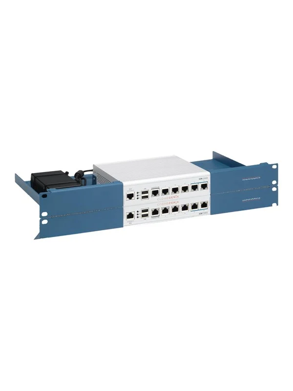 Bild von Rackmount.IT Kit for Palo Alto Prisma (CloudGenix) ION 2000, Serverschrank Zubehör, Blau