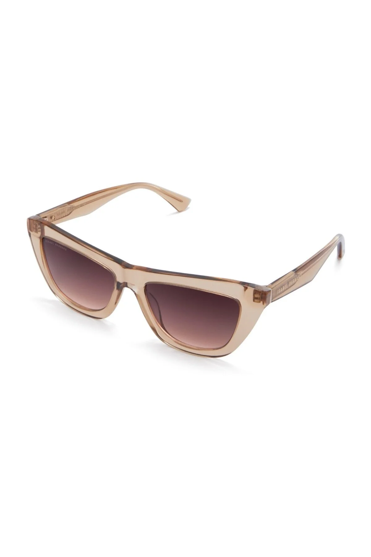 Bild von Isabel Bernard La Villette Roselin Transparent Beige Cat Eye Sonnenbrille Ib400006-02-14 für Damen - One Size