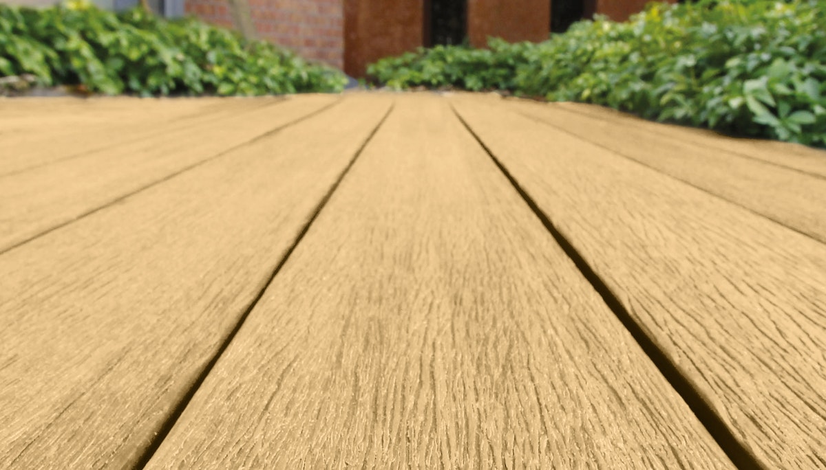 Bild von Fiberdeck WPC 23x138mm Fiberdeck Vintage Lunar Grey / Cedar massiv FSC®100% 300 cm