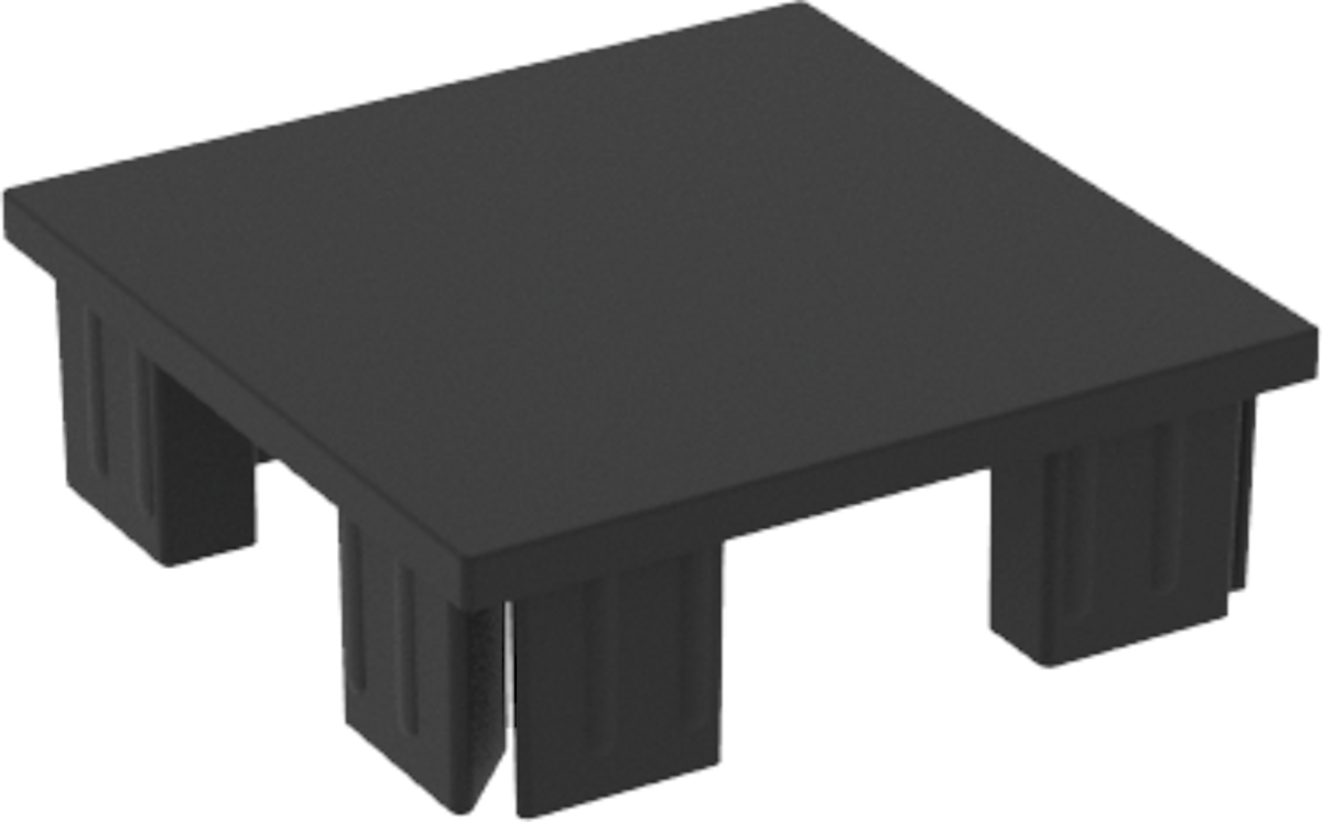 Bild von Fiberdeck BOSTON PVC Pfostenkappe 75 x 75 mm Schwarz RAL9005