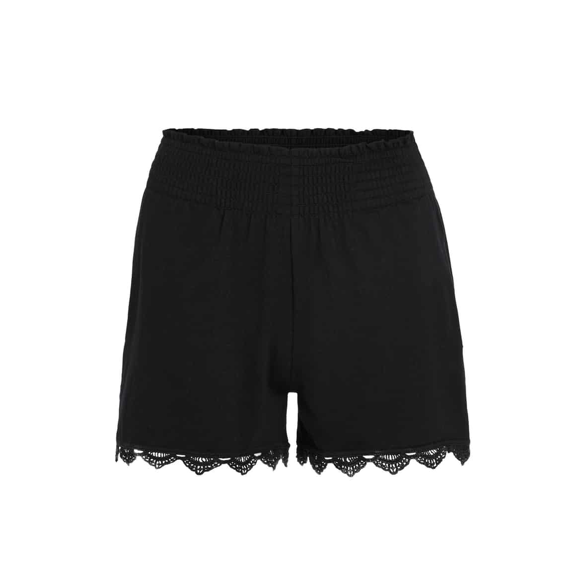 Bild von O`Neill Essentials Ava Smocked Shorts Damen (Schwarz M) Fitnessbekleidung