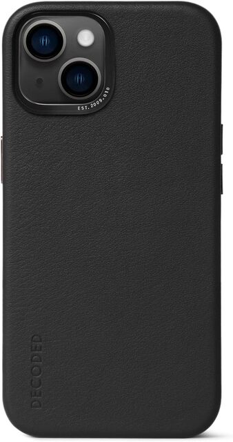 Bild von Decoded - Schutzhülle aus Leder für iPhone 14 Plus Kompatibel mit MagSafe (Schwarz)
