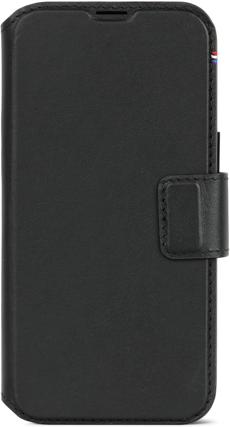 Bild von Decoded 2-in-1 Abnehmbare Schutzhülle für Apple iPhone 15 Pro - Hochwertiges Europäisches Leder - Kartenhalter Hülle - Lederhülle - MagSafe-Kompatibel - Microfiber Lining - Tan Braun