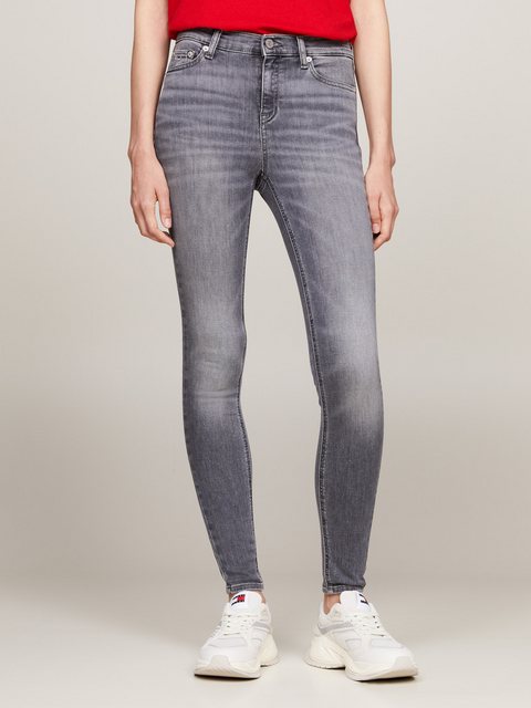 Bild von Tommy Jeans Skinny-fit-Jeans "Tommy Jeans - Damenjeans- NORA Mid Rise - Skinny Fit", mit Waschung, Logo-Badge