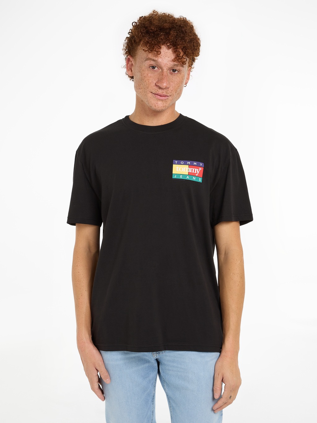 Bild von Tommy Jeans Plus T-Shirt "TJM REG POP COLOR FLAG TEE EXT", Große Größen