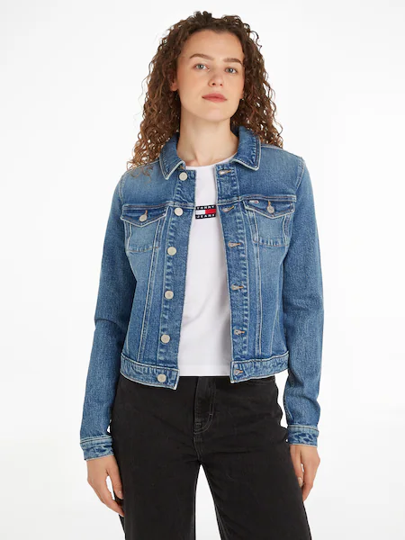 Bild von Tommy Jeans Jeansjacke »VIVIANNE SKN JACKET CH8132«, mit Tommy Jeans Markenlabel