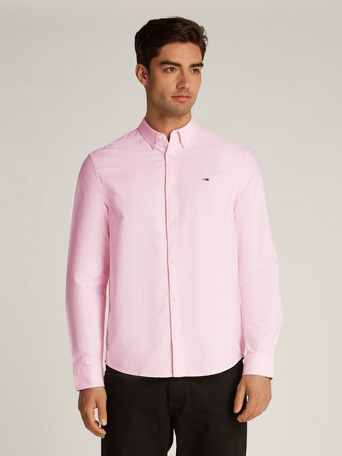 Bild von Tommy Jeans Langarmhemd "TJM ENTRY REG OXFORD SHIRT", mit Logoprägung