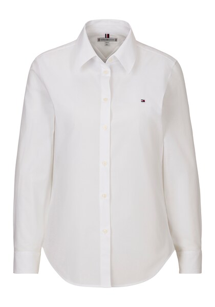 Bild von Tommy Hilfiger Hemdbluse »STRETCH REGULAR LS SHIRT«, gesticktem Tommy Hilfiger Logo
