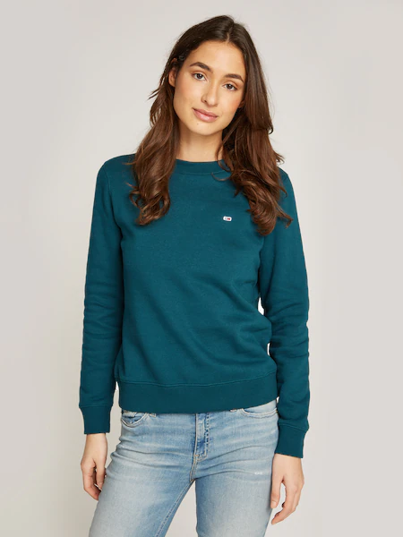 Bild von Tommy Jeans Sweatshirt »Regular Flag«, mit Logostickerei