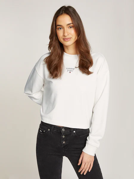 Bild von Tommy Jeans Curve Sweatshirt »TJW ESSENTIAL LOGO 1 CREW EXT«, in Großen Größen mit Logoschriftzug