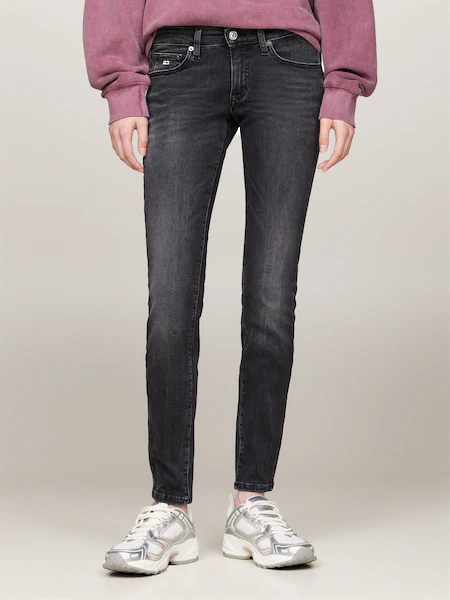 Bild von Tommy Jeans Skinny-fit-Jeans »Tommy Jeans Damenjeans Low Waist Skinny«, mit Waschung, Logo-Badge