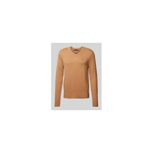 Bild von Strickpullover mit Logo-Stitching Modell 'PIMA'