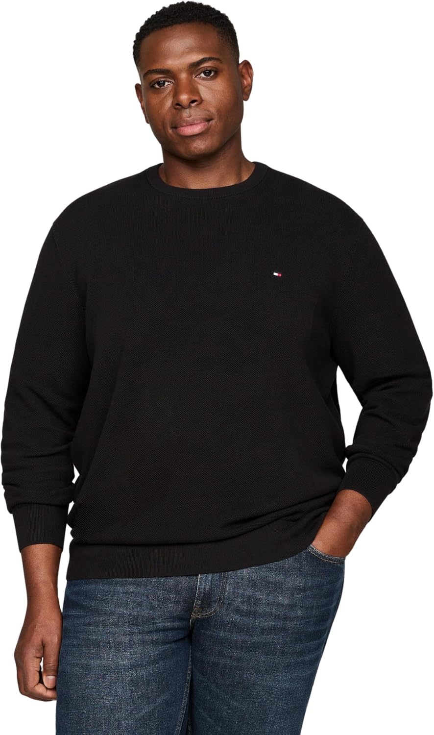 Bild von Tommy Hilfiger Big & Tall Rundhalspullover "BT-ESSENTIAL STRUCTURE CREW NECK", Große Größen