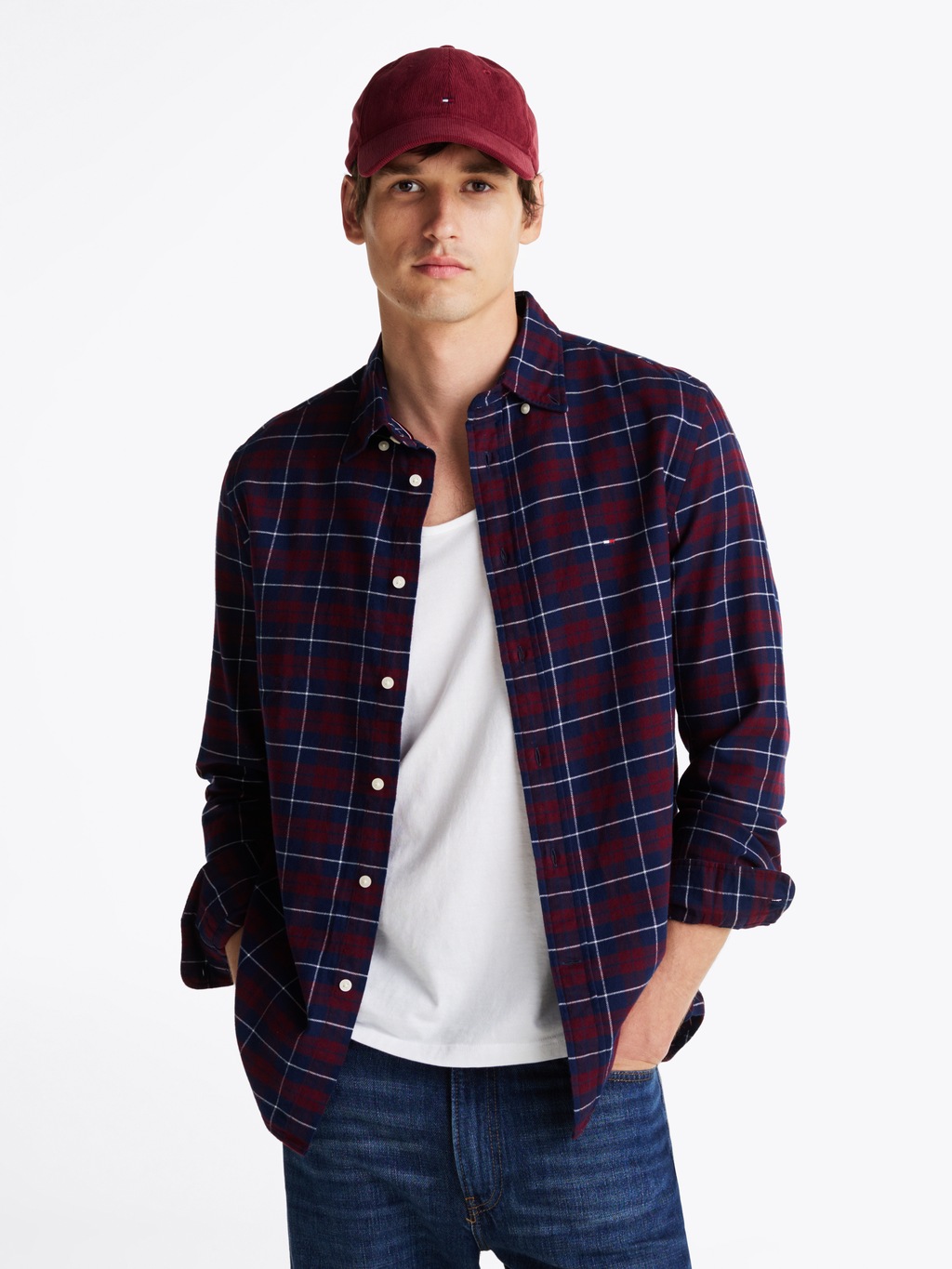 Bild von Tommy Hilfiger Langarmhemd »BRUSHED EASY CHECK RF SHIRT«, mehrfarbig kariert