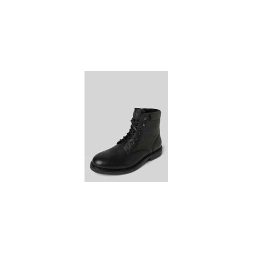 Bild von Lederboots mit Label-Details von Tommy Hilfiger