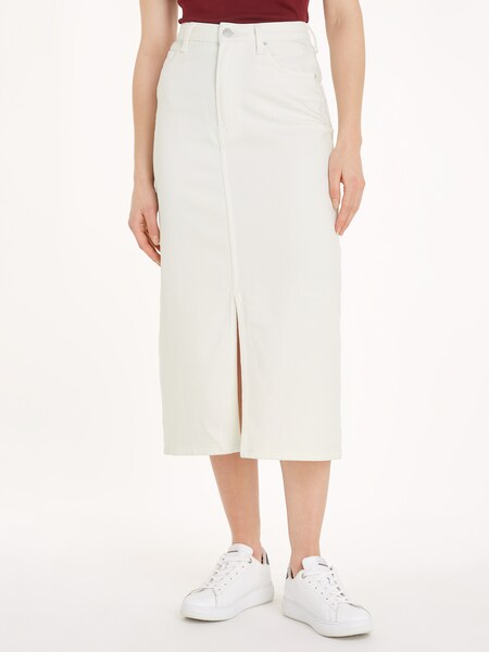 Bild von Tommy Hilfiger Bleistiftrock »MIDI STRAIGHT SKIRT HW ECRU«, im 5-Pocket-Style