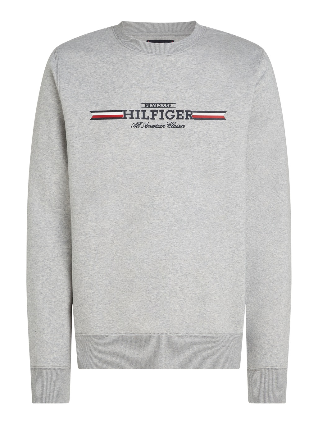 Bild von Tommy Hilfiger Sweatshirt "HILFIGER STRIPE SWEATSHIRT", mit mehrfarbigen Print