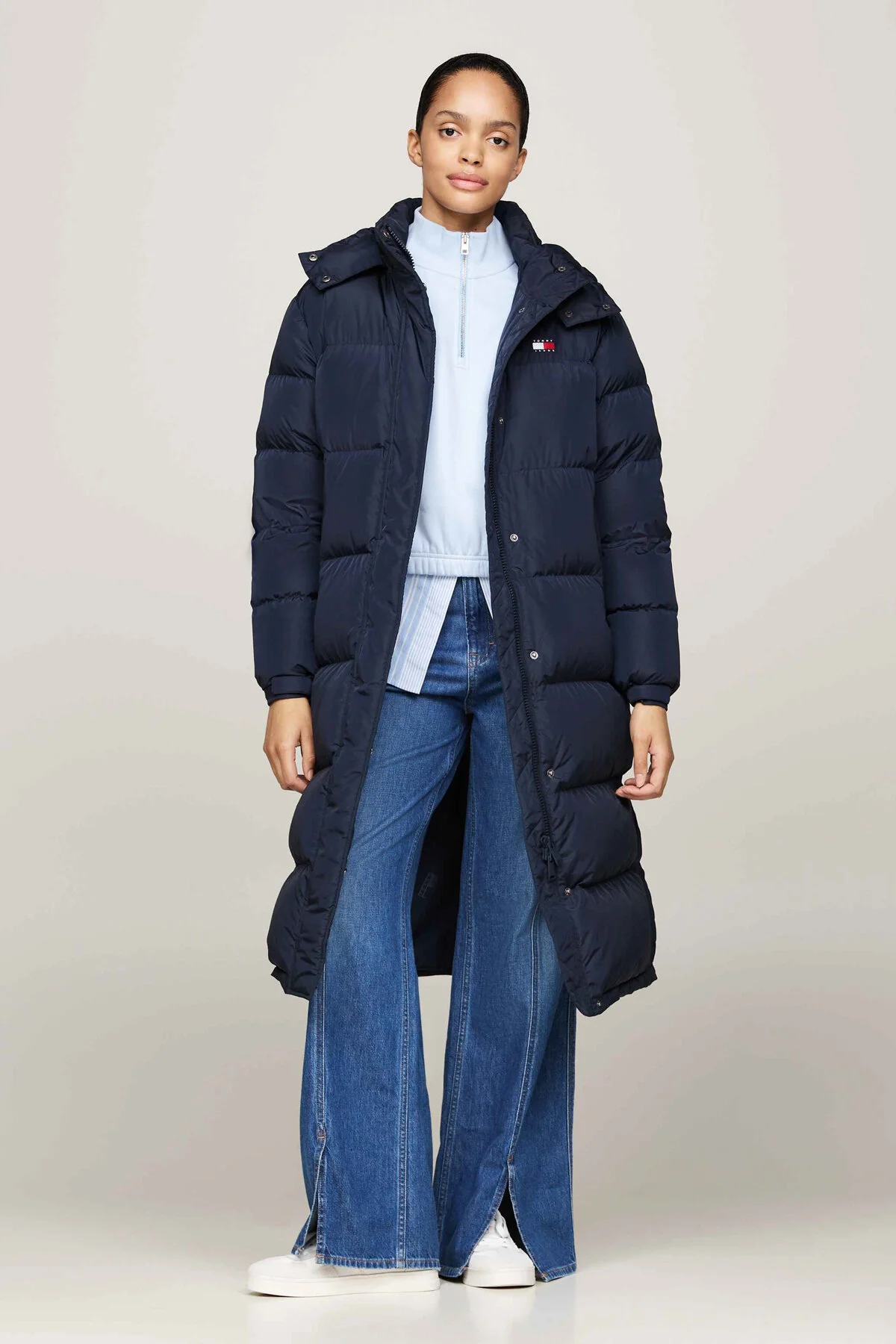 Bild von Tommy Jeans Steppmantel »TJW ALASKA LONG PUFFER EXT«, mit Logostickerei