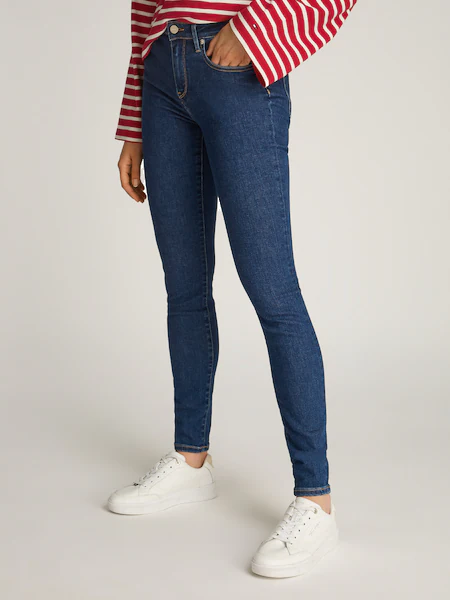 Bild von Tommy Hilfiger Skinny-fit-Jeans »COMO Skinny Regular Waist«, mit Logo-Badge, in Knöchellänge