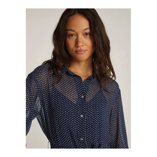 Bild von Elegantes Hemdblusenkleid von Tommy Jeans im transparenten Look