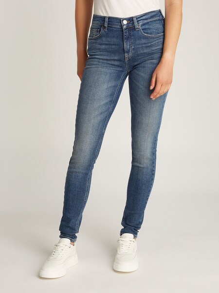 Bild von Tommy Jeans Skinny-fit-Jeans »Nora Mid Rise Skinny Fit«, mit Waschung, mit Logo-Badge