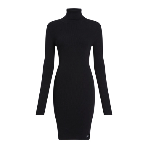 Bild von Calvin Klein Jeans Sweatkleid – WOVEN LABEL TIGHT SWEATER DRESS