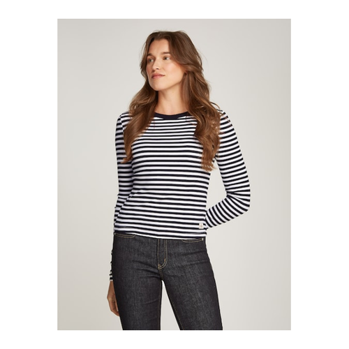 Bild von Calvin Klein Jeans Langarmshirt »WOVEN LABEL RIB LONG SLEEVE« – Vielseitig und elegant