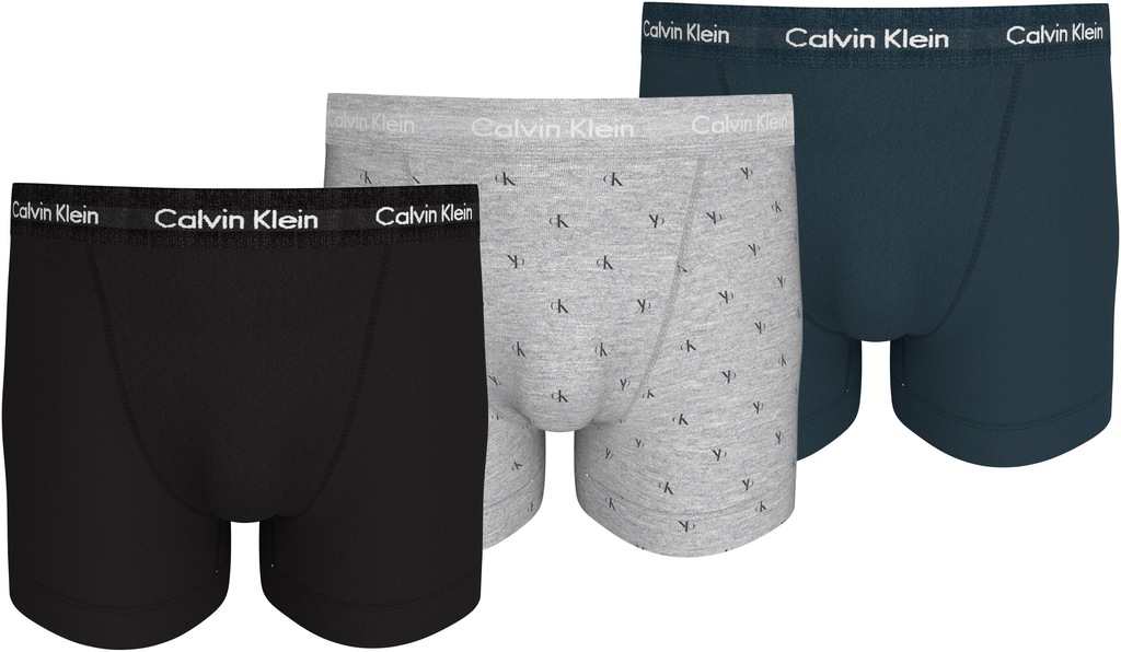 Bild von Calvin Klein Underwear Trunk "TRUNK 3PK", (Packung, 3 St.), mit Calvin Klein Logo-Elastikbund (3 Stück)