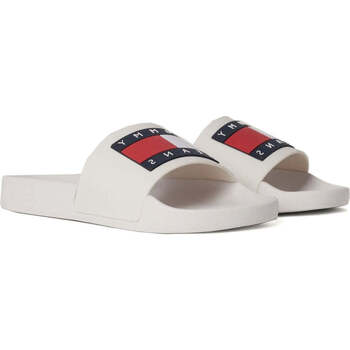 Bild von Tommy Jeans Pantolette »TOMMY JEANS FLAG POOL SLD ESS«, Sommerschuh, Schlappen mit farbiger Logoflagge