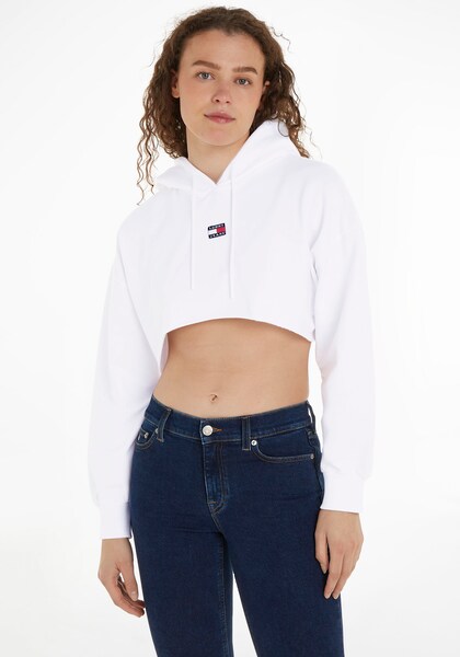 Bild von Tommy Jeans Sweatshirt »TJW SPR CRP XS BADGE HOODIE«, mit Tommy Jeans Logobadge
