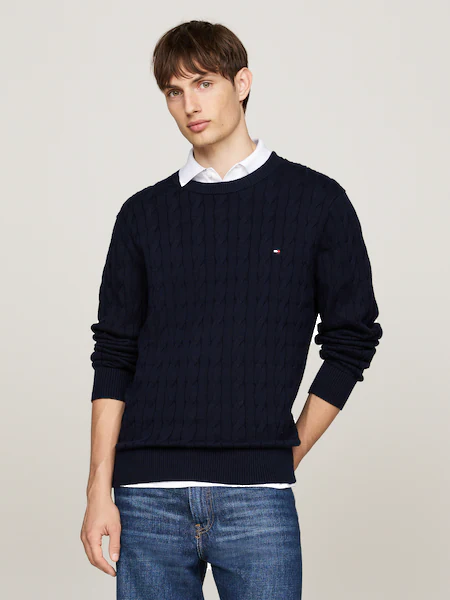 Bild von Tommy Hilfiger Classics Cable Knit Relaxed Fit Jumper (MW0MW33132)