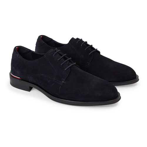Bild von Eleganter Tommy Hilfiger Derby Schuh aus Wildleder in Blau