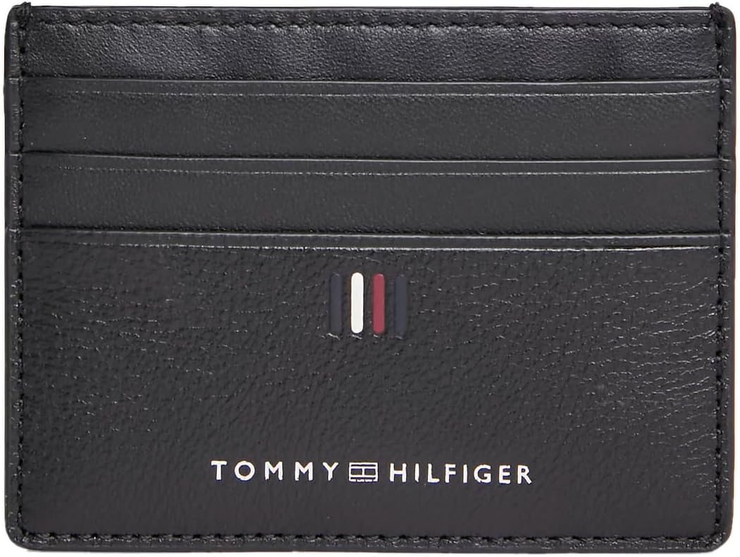 Bild von Tommy Hilfiger Herren TH Central CC Holder AM0AM11858 Geldbörsen, Braun (Dark Chestnut)