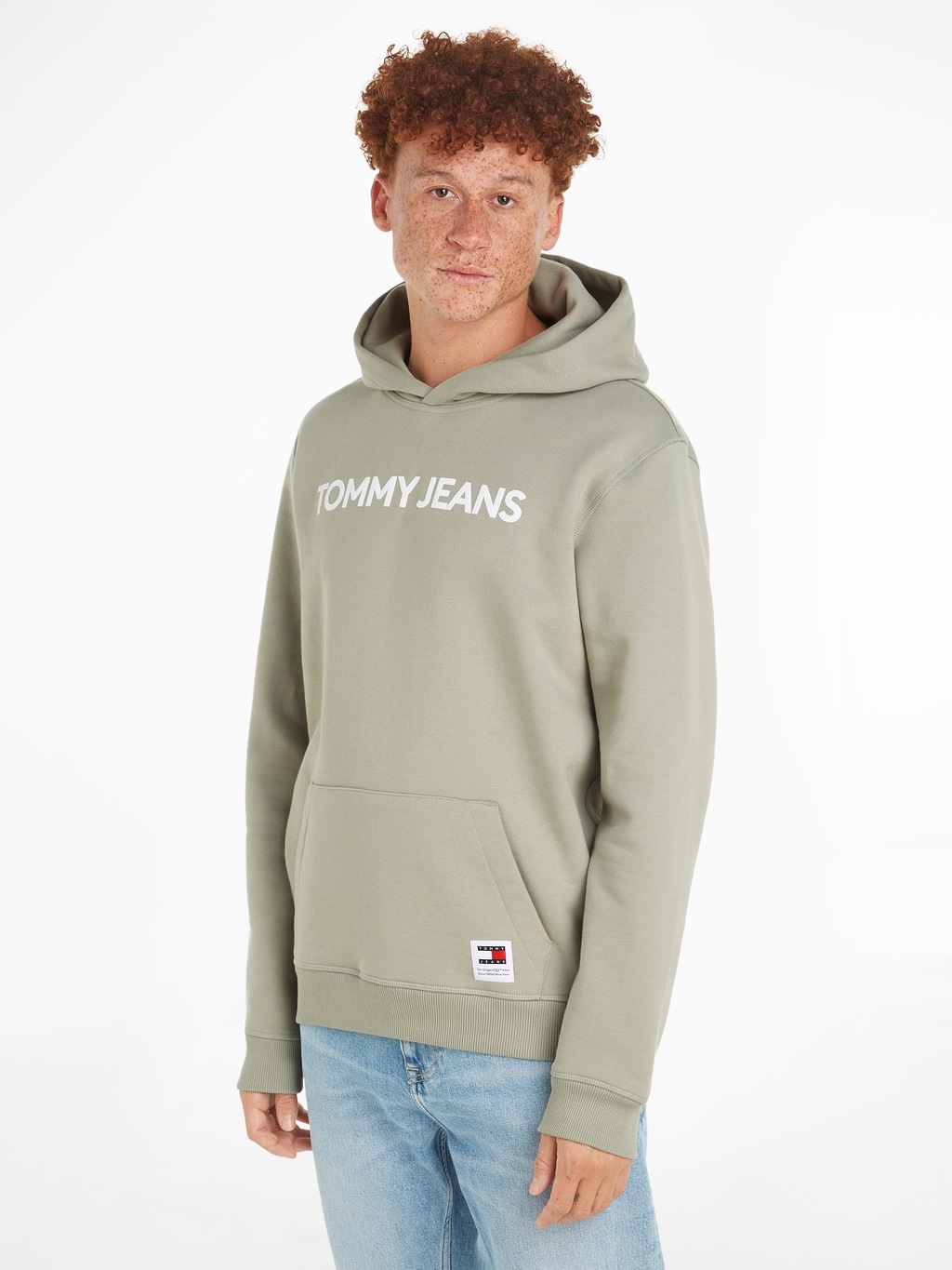 Bild von Tommy Jeans Kapuzensweatshirt "TJM REG BOLD CLASSICS HOODIE EXT", mit Logodruck auf der Brust