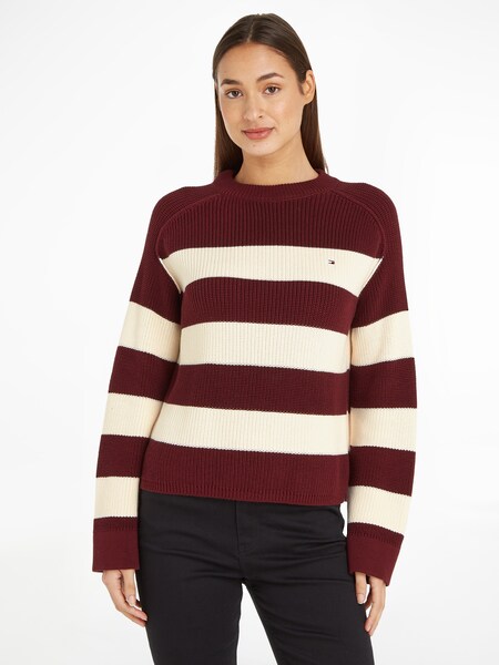 Bild von Tommy Hilfiger Rundhalspullover, mit Logostickerei