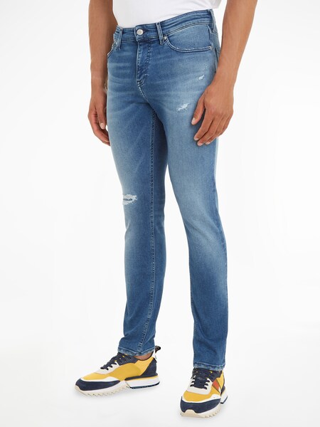 Bild von Tommy Jeans Slim-fit-Jeans »SCANTON SLIM«, mit Abrieb- und Destroyeddetails