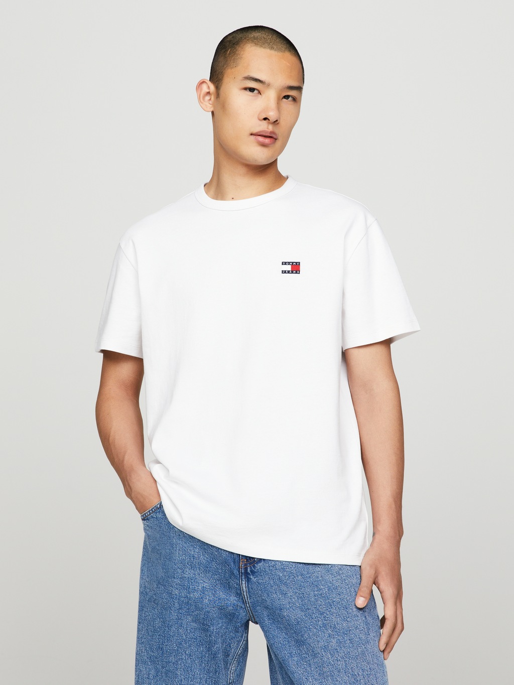 Bild von Tommy Jeans T-Shirt "TJM REG BADGE TEE EXT", mit Rundhalsausschnitt