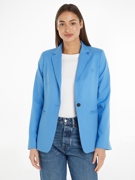 Bild von Tommy Hilfiger Longblazer »SMD CORE REGULAR SB BLAZER«, mit Logostickerei