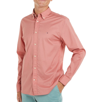 Bild von Tommy Hilfiger Langarmhemd »FLEX POPLIN RF SHIRT«, mit Tommy Hilfiger Labelschild innen an der Knopfleiste