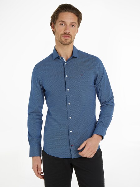 Bild von Tommy Hilfiger Businesshemd »CL STRETCH MICRO PRINT SF SHIRT«