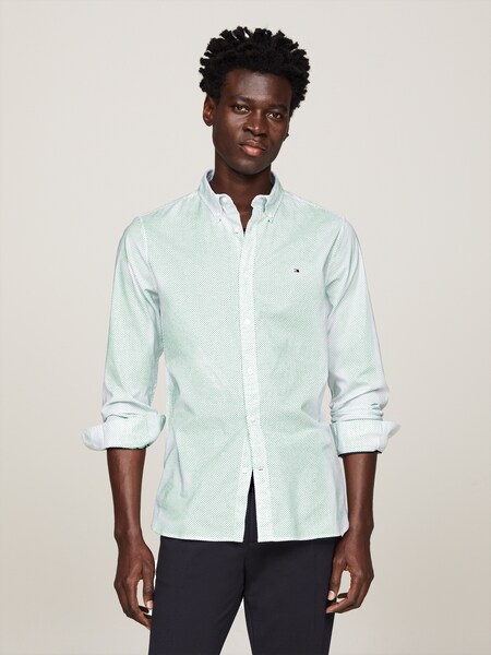Bild von Tommy Hilfiger Langarmhemd »FLEX MINI PRINT SF SHIRT«