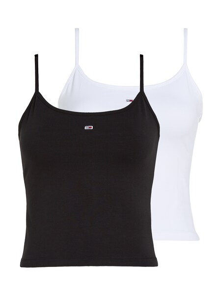 Bild von Tommy Jeans Spaghettitop »TJW 2PACK ESSENTIAL STRAP TOP«, (Packung, 2er), mit Logo-Flag