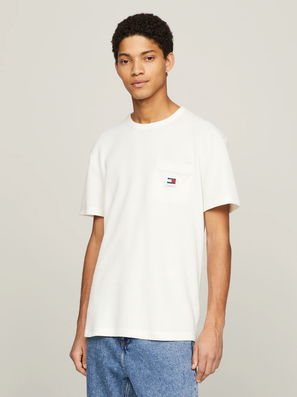 Bild von Tommy Hilfiger Waffle Texture Patch Pocket T-Shirt (DM0DM18651)
