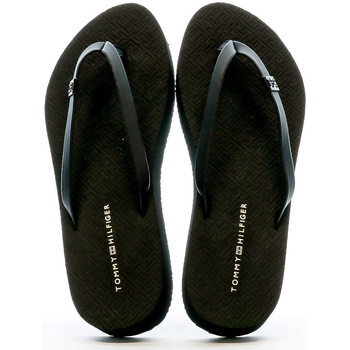 Bild von Tommy Hilfiger Zehentrenner »MONOGRAM BEACH SANDAL«, Plateau, Sommerschuh, Schlappen mit Logo-Emblem