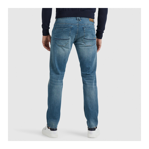 Bild von Tapered-Fit-Jeans in Soft Green Cast – Perfekte Kombination aus Stil und Komfort