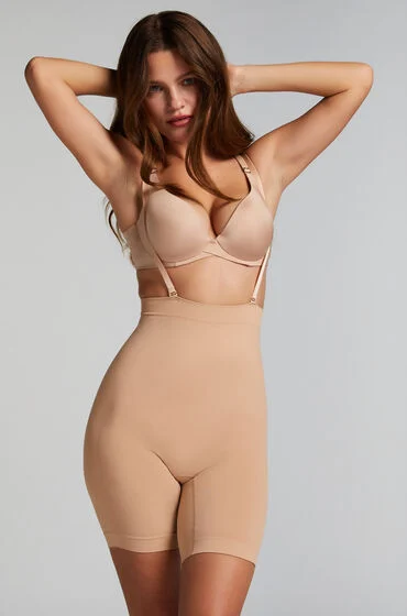 Bild von Hunkemöller Nahtloser korrigierender Thigh Slimmer Beige