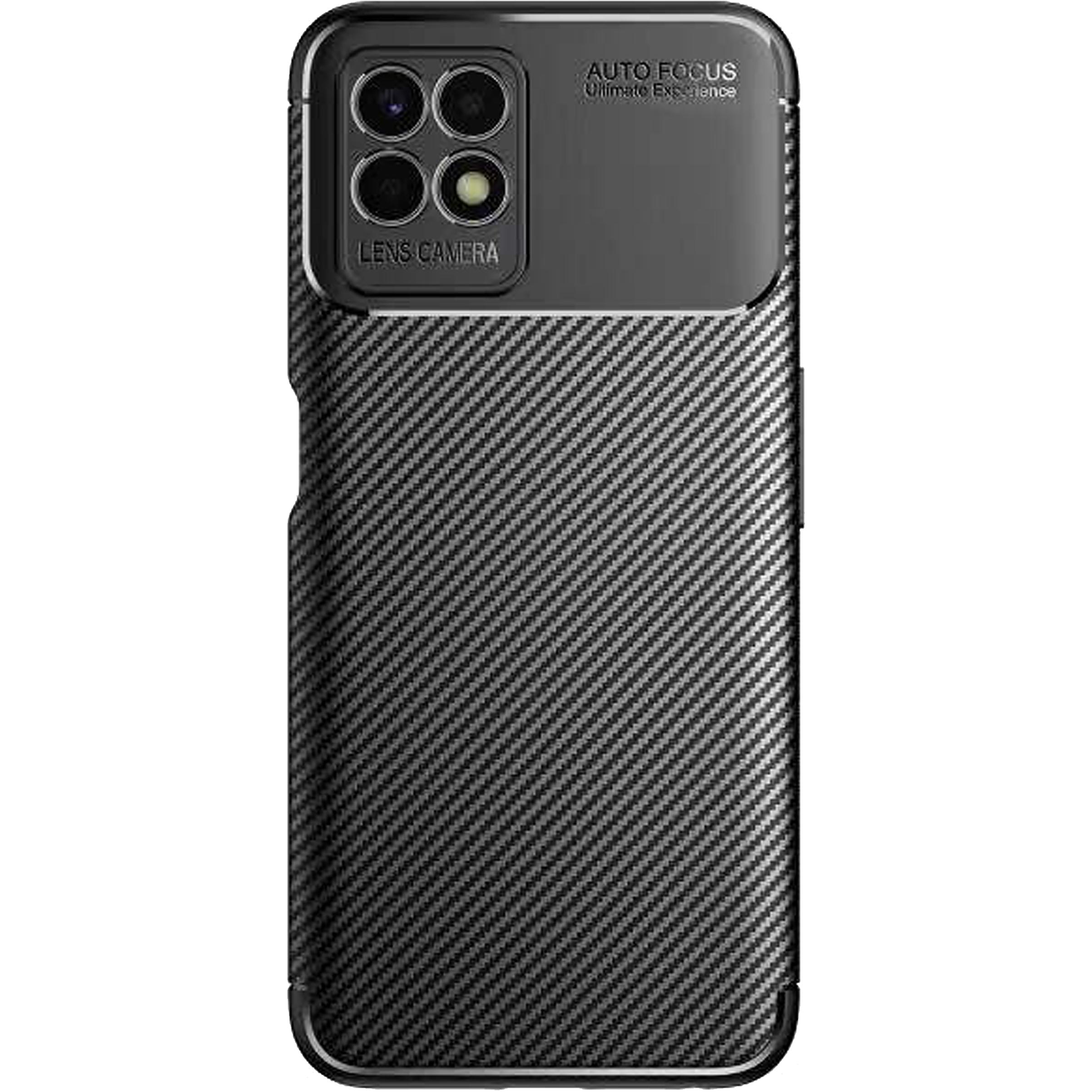 Bild von Cazy Hülle Kompatibel mit Realme Narzo 50 - Schützhulle Rugged Back Cover Kunststoff - (Realme Narzo 50), Smartphone Hülle, Schwarz