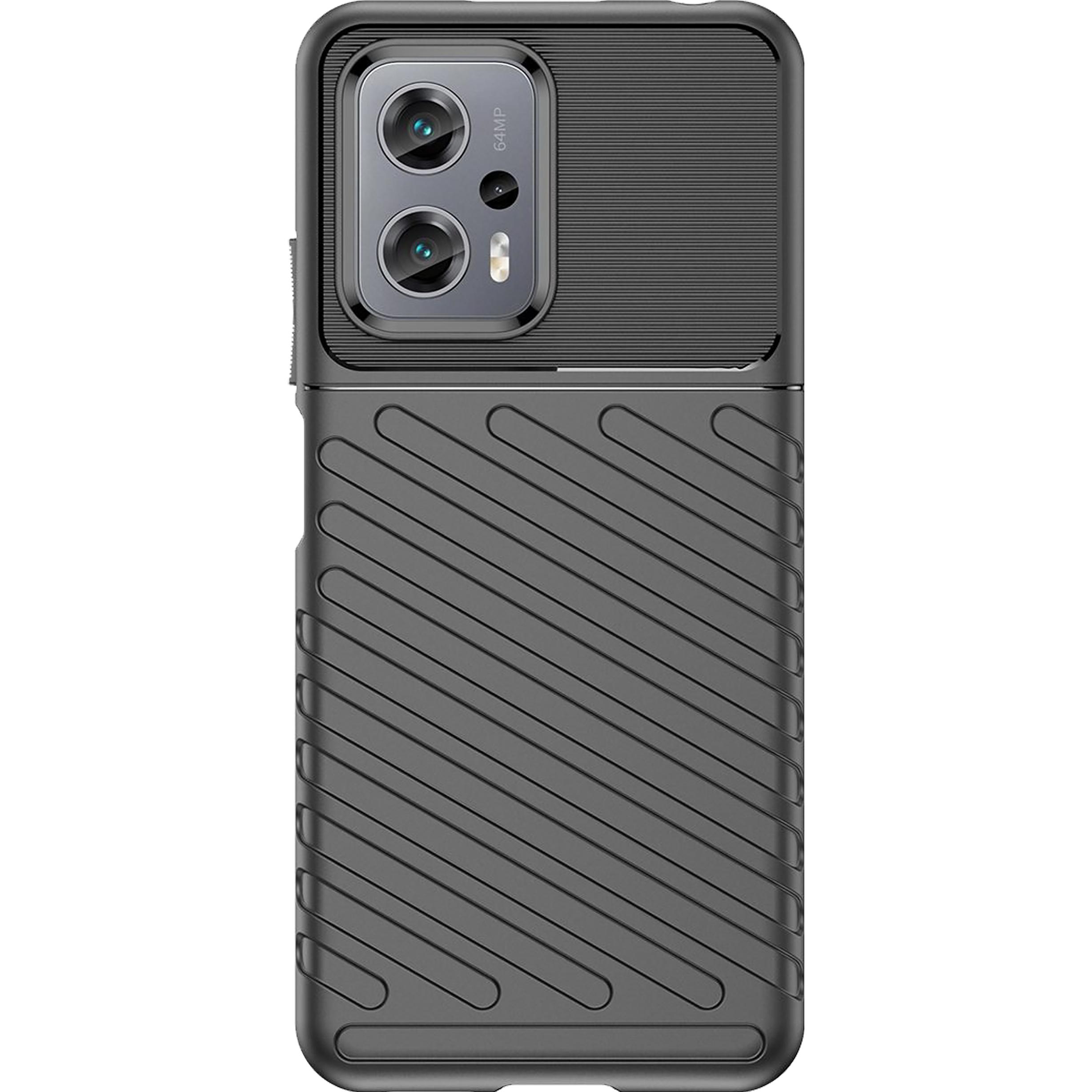 Bild von Cazy Hülle Kompatibel mit Poco X4 GT - Schützhulle Griff Back Cover TPU - (Xiaomi Poco X4 GT), Smartphone Hülle, Schwarz
